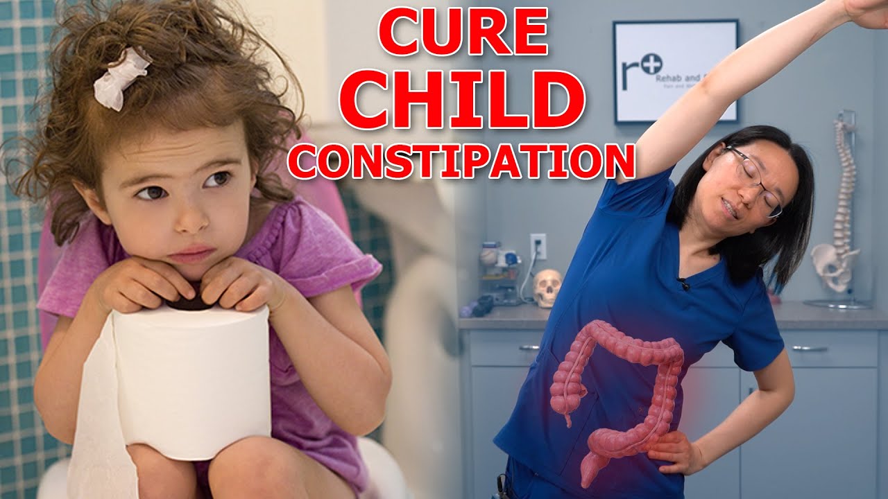 Fix Tummy Ache Constipation In Kids With Follow-Along Stretching | Taught By Pelvic Floor Therapist