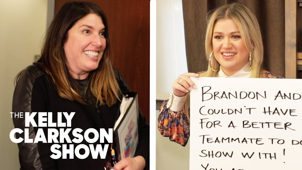 Kelly Surprises Executive Producer With Emotional Thank You | Ambush Thank You | Digital Exclusive