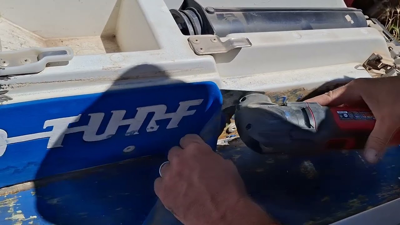Quickest way to remove Jet Ski turf / matt.