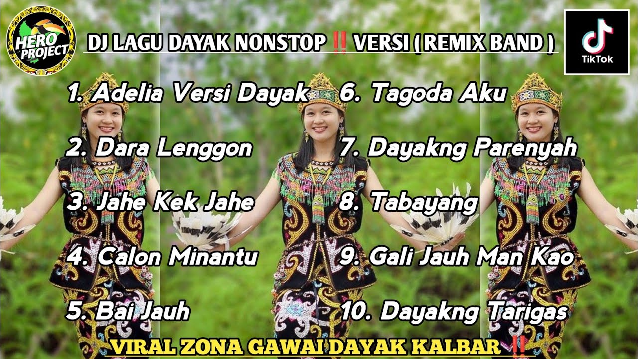 DJ LAGU DAYAK NONSTOP ‼️ VERSI ( REMIX BAND ) VIRAL ZONA GAWAI DAYAK KALBAR 🔥