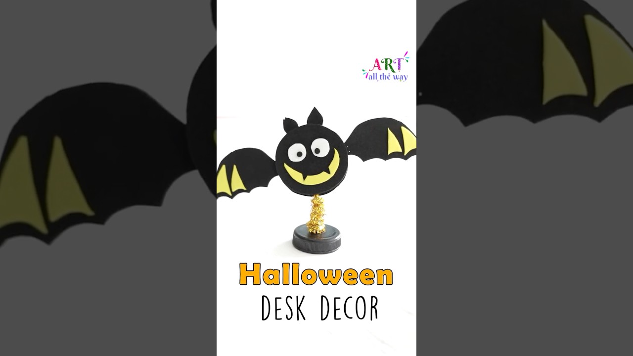 DIY Halloween Desk Decor 🎃 | Easy Spooky Home & Office Craft