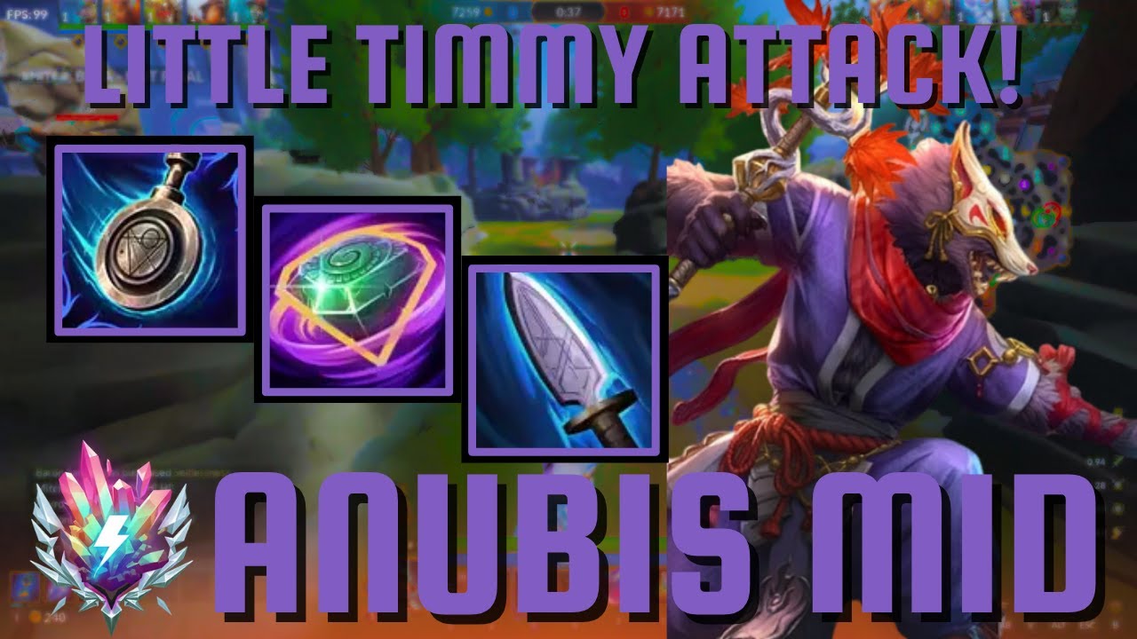 LITTLE TIMMY ATTACK! - Anubis Mid Smite 2 Gameplay