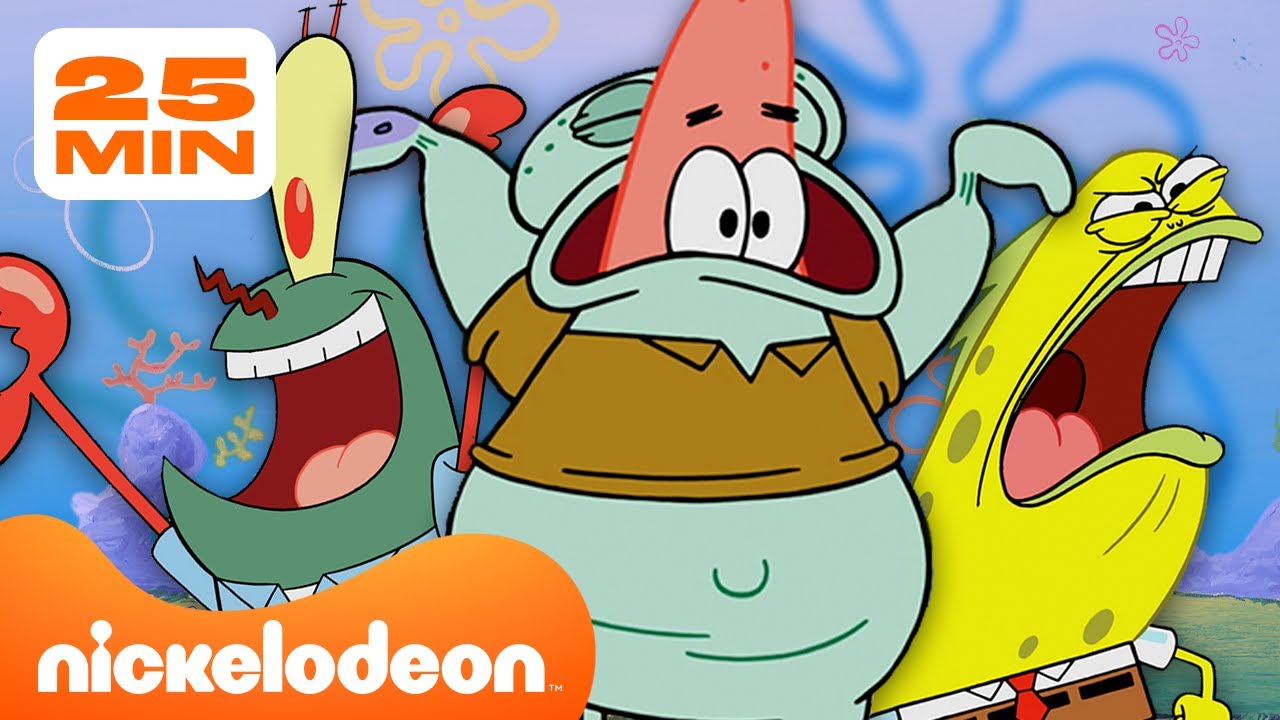 سبونج بوب | لحظات تبديل الأجساد لمدة 30 دقيقة | Nickelodeon Arabia