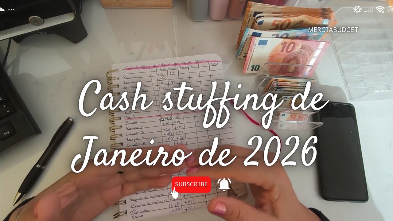 ❄️Destribuindo o dinheiro nos envelopes  ❄️com foco em eliminar as dividas em 2026🙏