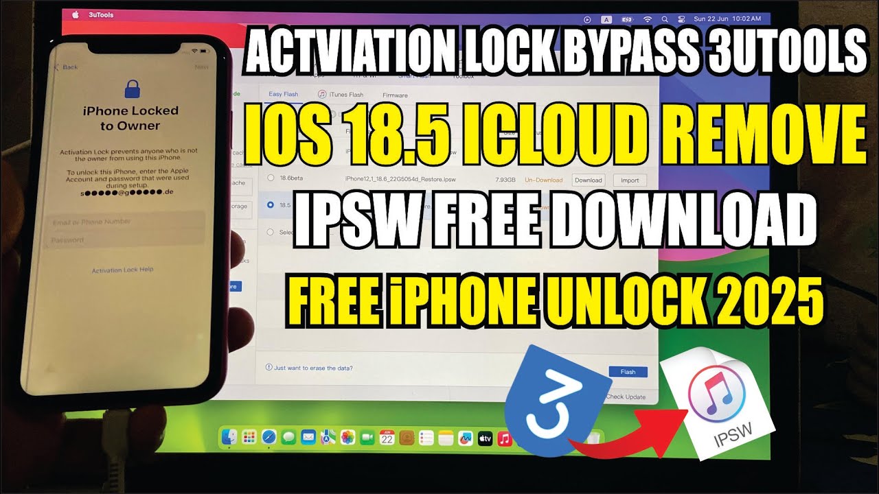 Bypass iCloud Activation Lock iOS 18.5 Using 3uTools | Free iPhone Unlock 2025