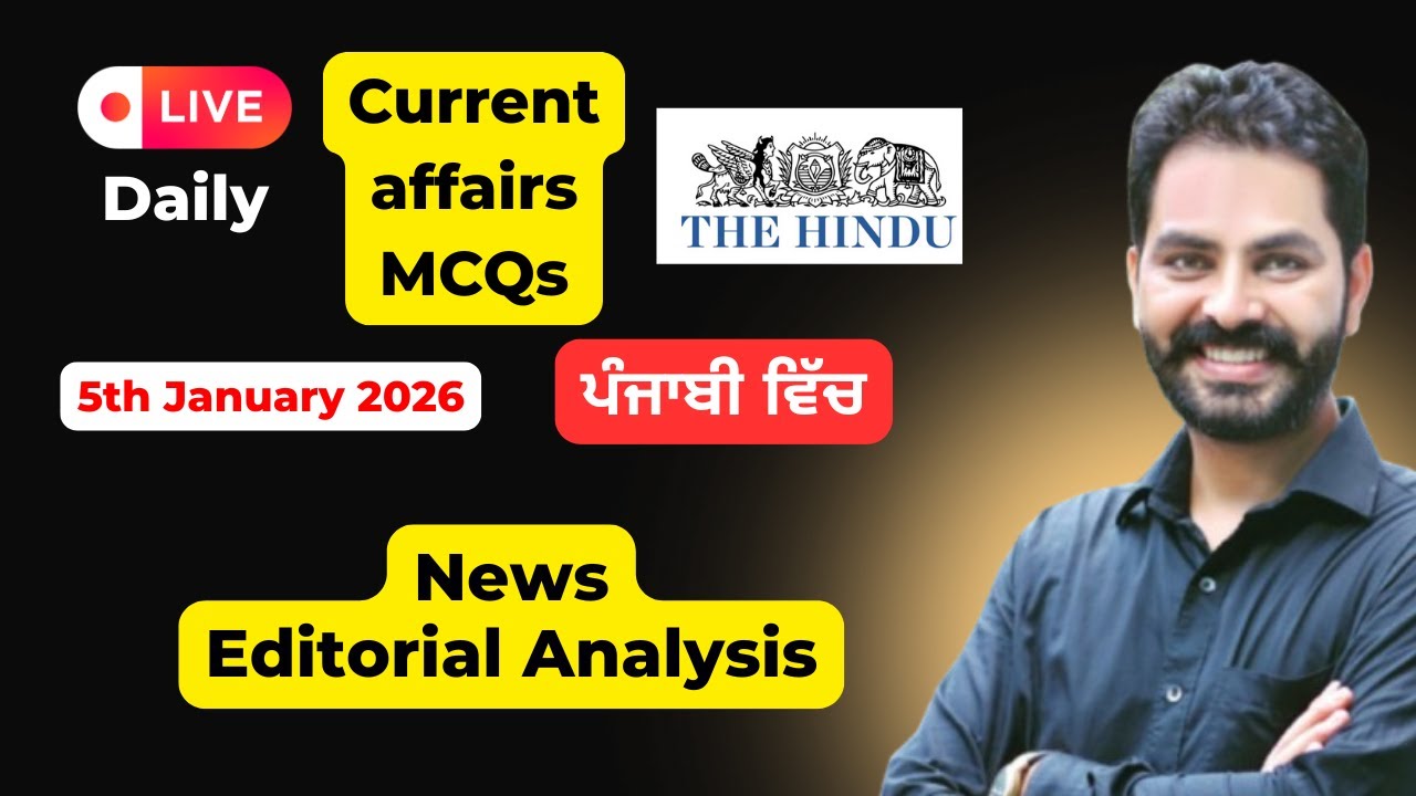 5/01/2026 The Hindu News & Editorials | Drona IAS
