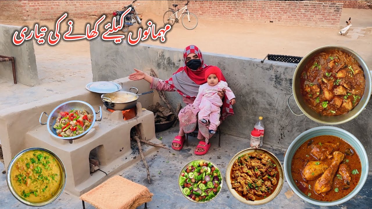 Guest Ke Leay Khany Ki Preparing 😋 Achanak Mehmaan Agaye | Hamza Sidhu | Zaini Baji 