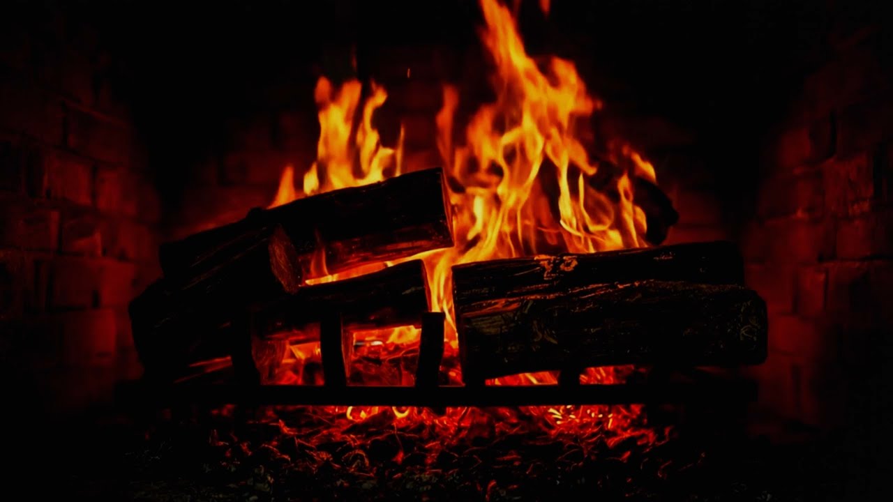 🔥 Cozy Fireplace Ambience | Crackling Fire Sounds for Deep Sleep, Relaxation & Stress Relief
