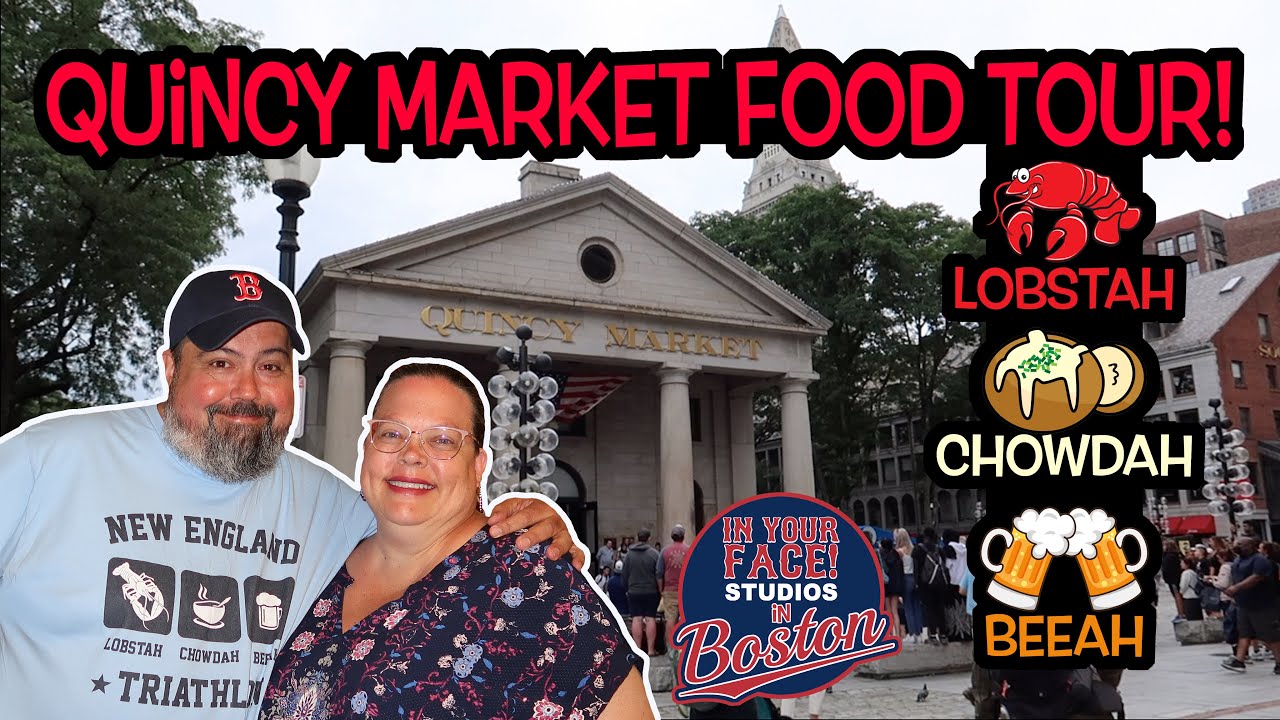All the Food at Quincy Market in Boston!