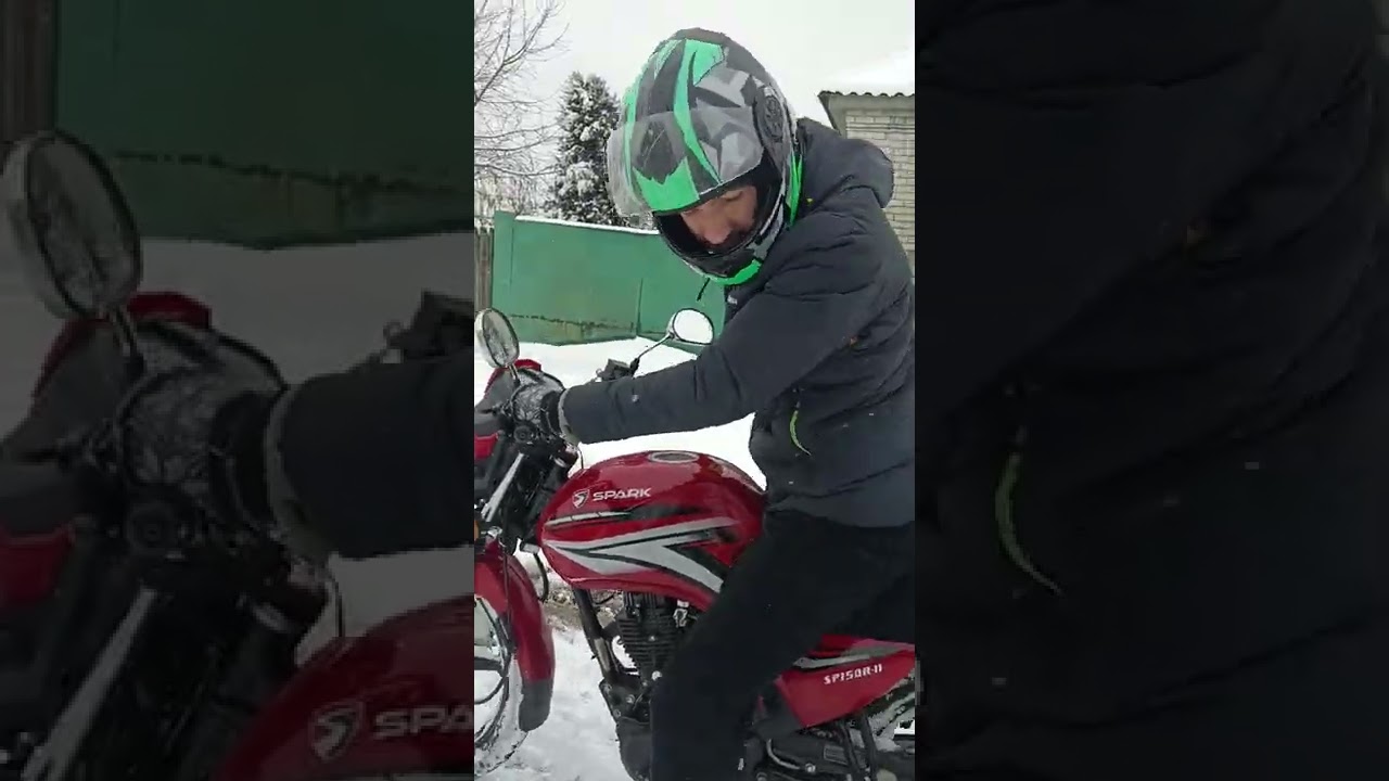 На Spark sp150 по снегу