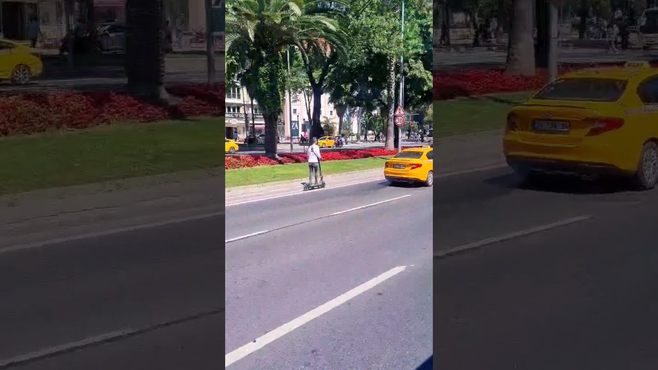 🛴 25km hızla abideki &ouml;zg&uuml;ven 🤦🏻&zwj;♂️ #shorts