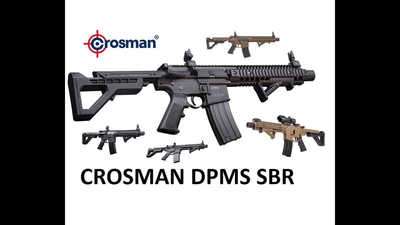 Обзор полностью автоматического пневматического ружья Crosman DPMS SBR