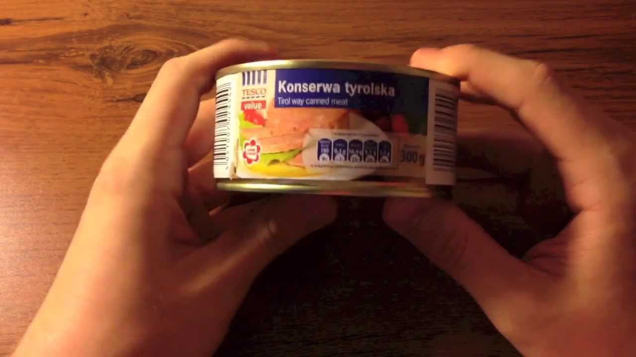 Konserwa tyrolska unboxing, zastosowanie