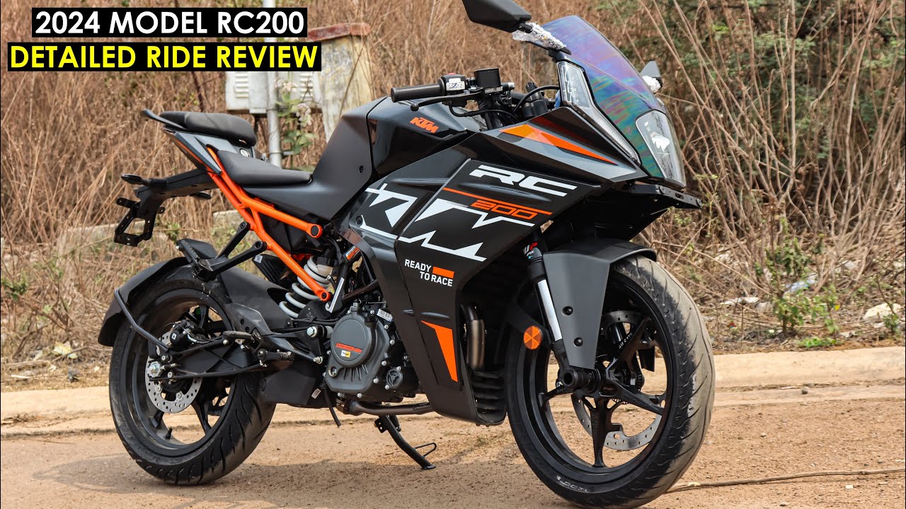 Finally 2024 KTM RC 200 New Black Detailed Ride Review | Mileage |Latest On Road Price | New Changes
