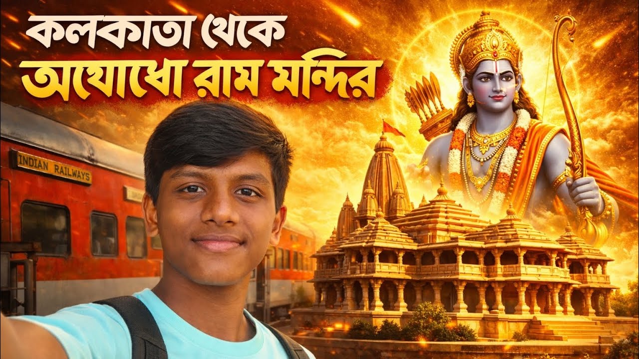 কলকাতা থেকে অযোধ্যা রাম মন্দির 🙏 | Train Journey to Ayodhya Ram Mandir | Jai Shree Ram