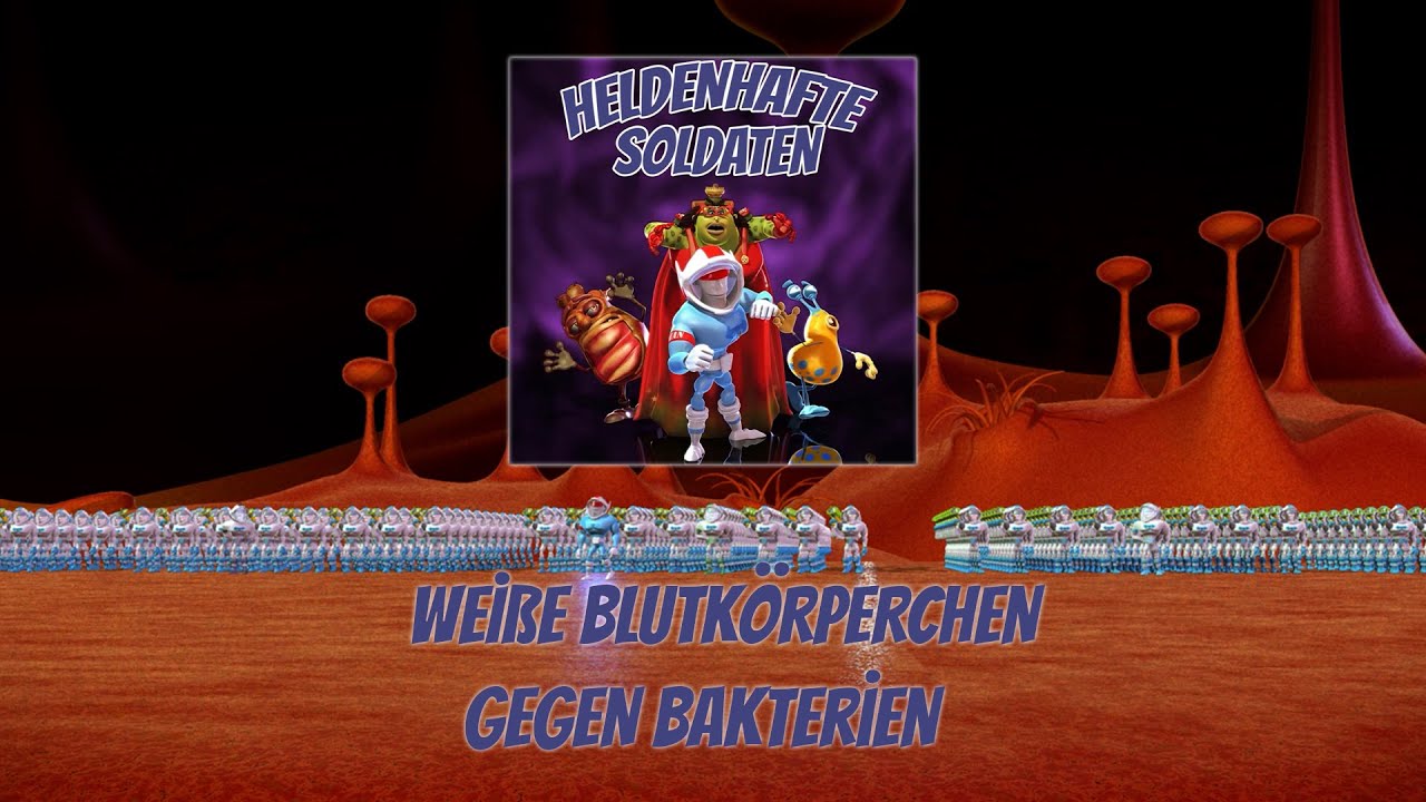 Heldenhafte Soldaten - 1. Folge - Weiße Blutkörperchen Gegen Bakterien | Zeichentrickfilme