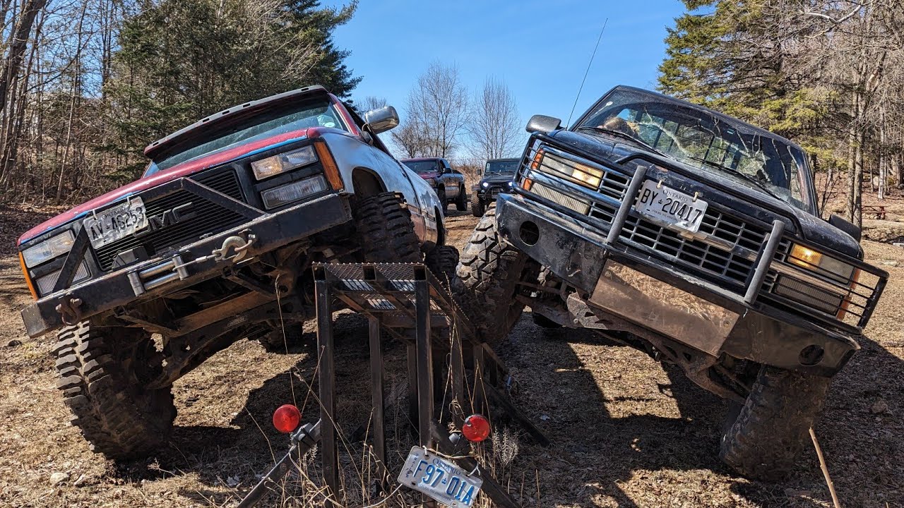 Broken4x4 2024 Minden Offroad Park OBS Chevy Beatdown. Mud, Rocks and Broken parts Part 1