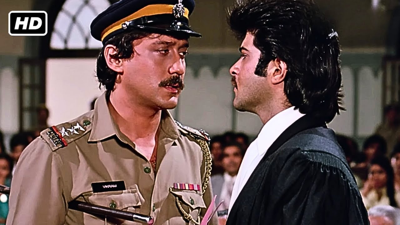 कानून अंधा होता है वो जज्बातों की कदर नहीं करता - Yudh - Jackie Shroff, Anil Kapoor, Tina Munim - HD