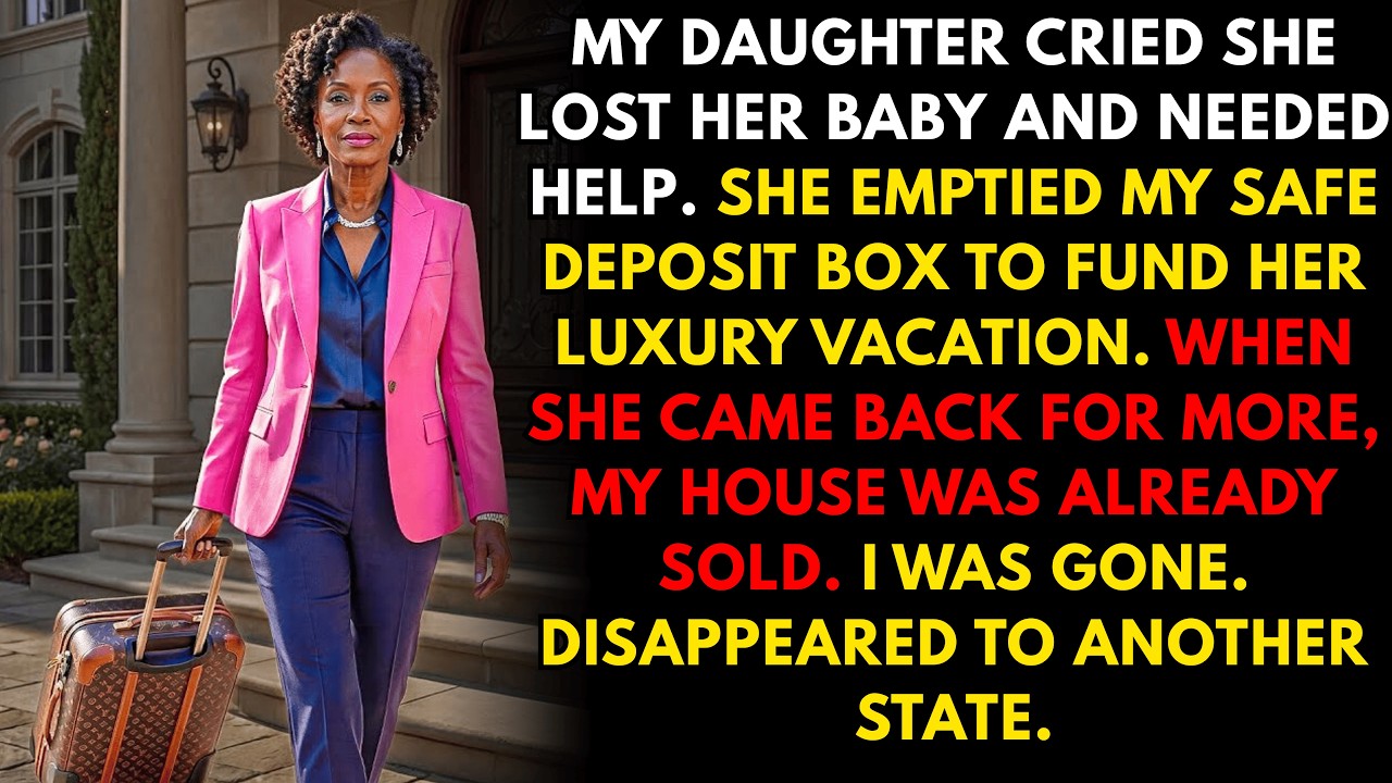 My daughter cried she lost her baby, stole my savings. When she got back, the house was sold. ...
