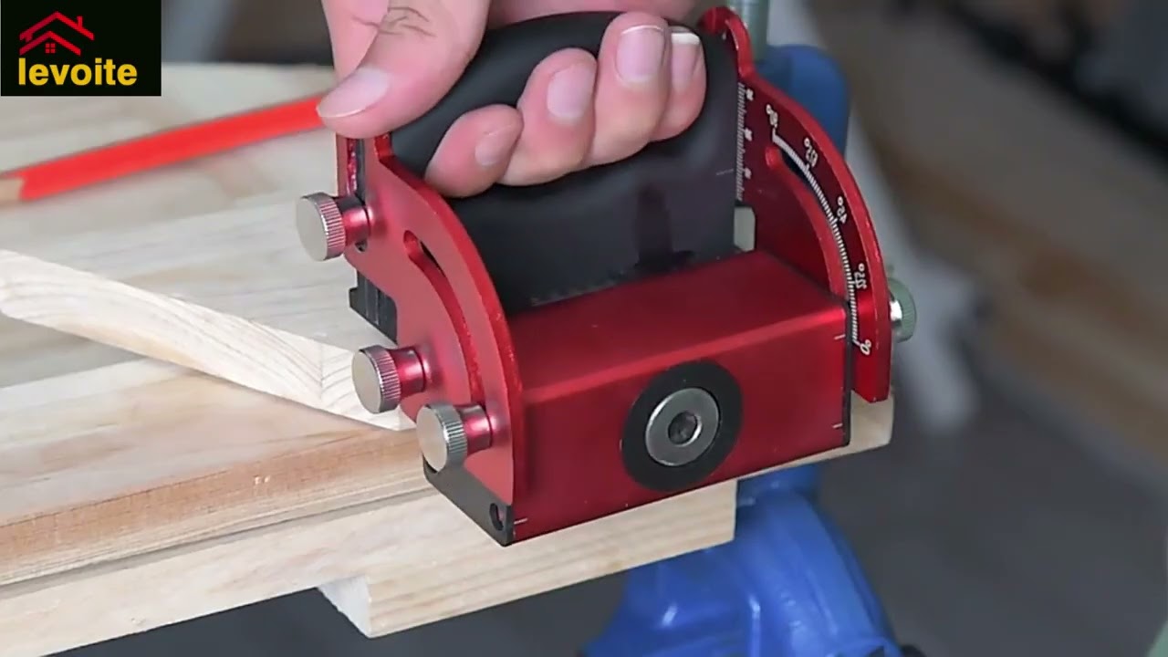 Levoite&trade; angle drill guide drill jig for angled holes drill bit angle guide 90 degree drill guide