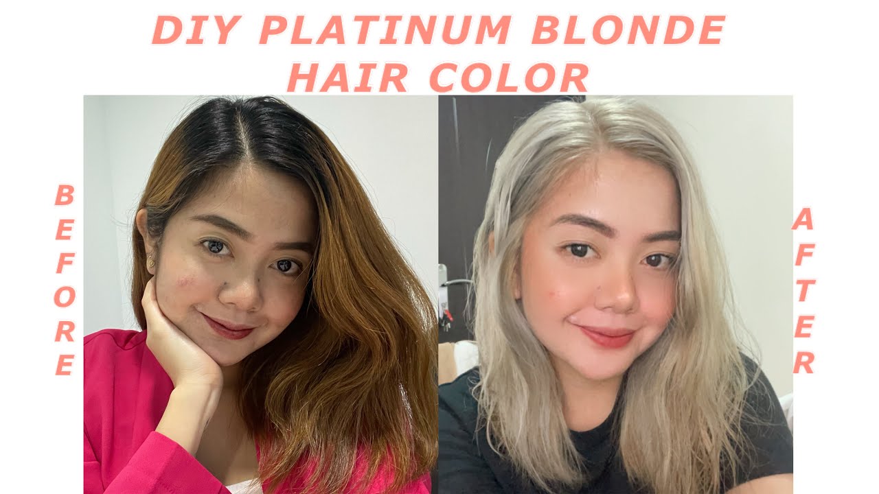 DIY PLATINUM BLONDE HAIR COLOR (Merry Sun)