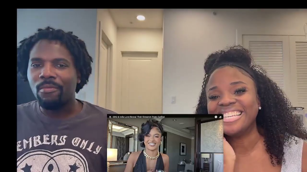 DDG AND INDIA LOVE REVEAL THEIR PROM OUTFITS REACTION!