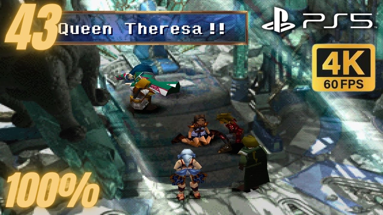 The Legend of Dragoon PS5/ p43 Mountain of Mortal Dragon / 100% Playthrough No commentary