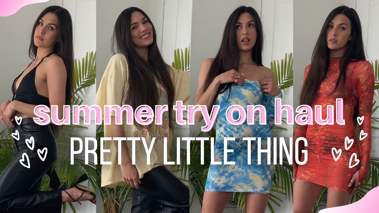 NEW PRETTY LITTLE THING SPRING SUMMER HAUL | Try On Haul 2021
