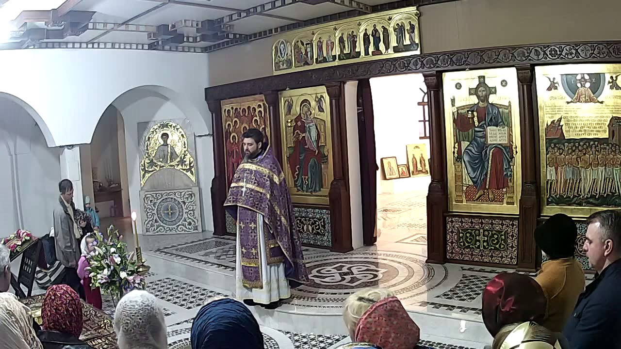 2018.04.06. Проповедь протоиерея Валерия Волощука в Великую Пятницу
