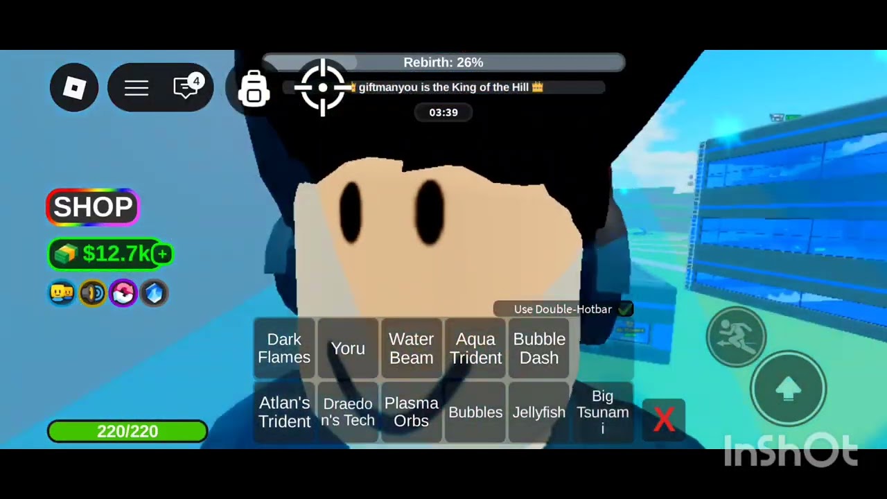 Playing as water in elemental power tycoon 