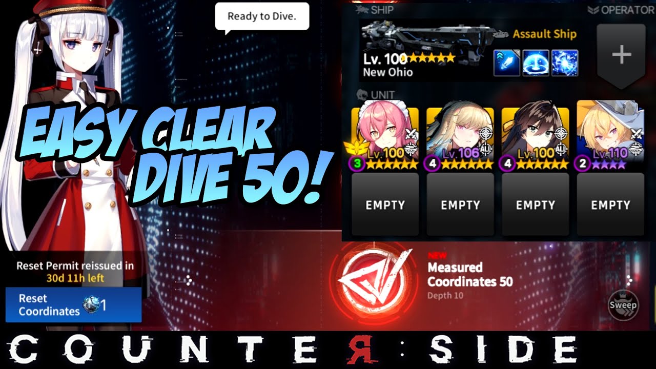 Easy Clear Dive 50 ! | Counter:Side