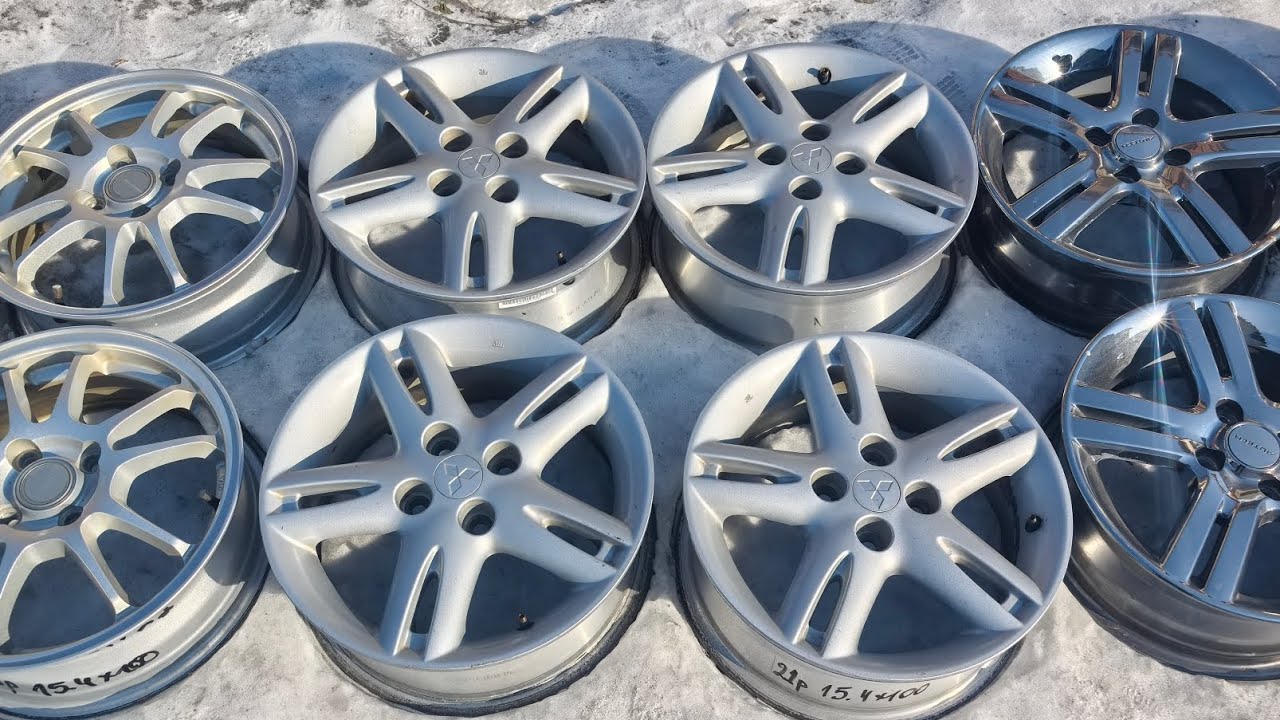Литые диски N1 из Японии r15 4x100 6J ET46 DIA56.1 Enkei 