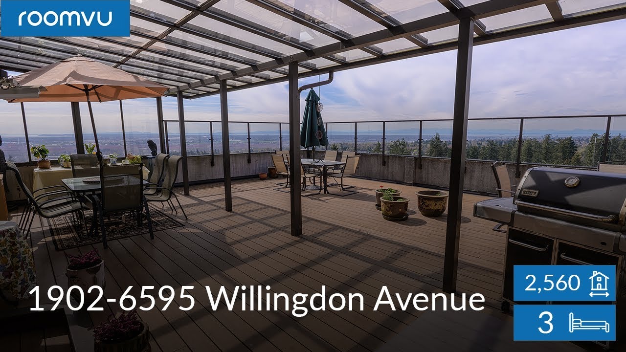 Gorgeous & Cozy 3BR 2WR Penthouse for Sale in Burnaby - 1902-6595 Willingdon