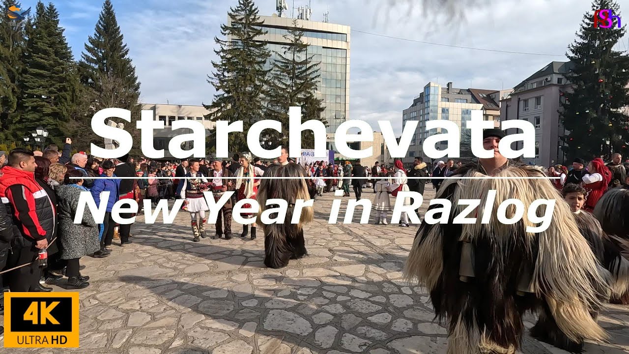 Starchevata - New Year Carnival in Razlog Bulgaria | 4K
