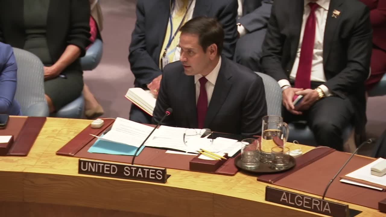 Marco Rubio at UN: US committed to peaceful resolution of Russia-Ukraine War