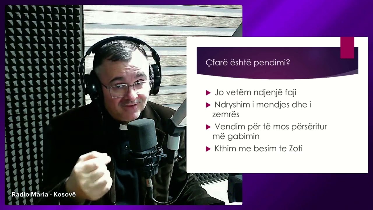 E PREMTJA PAS SË MËRKURËS SË PËRHIME -  Rruga e pendesës dhe e faljes