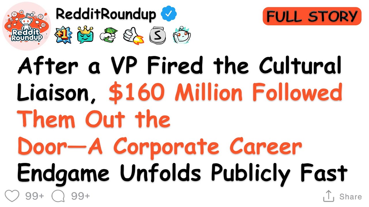 After a VP Fired the Cultural Liaison, $160 Million Followed Them Out the Door—A Corporate Career...