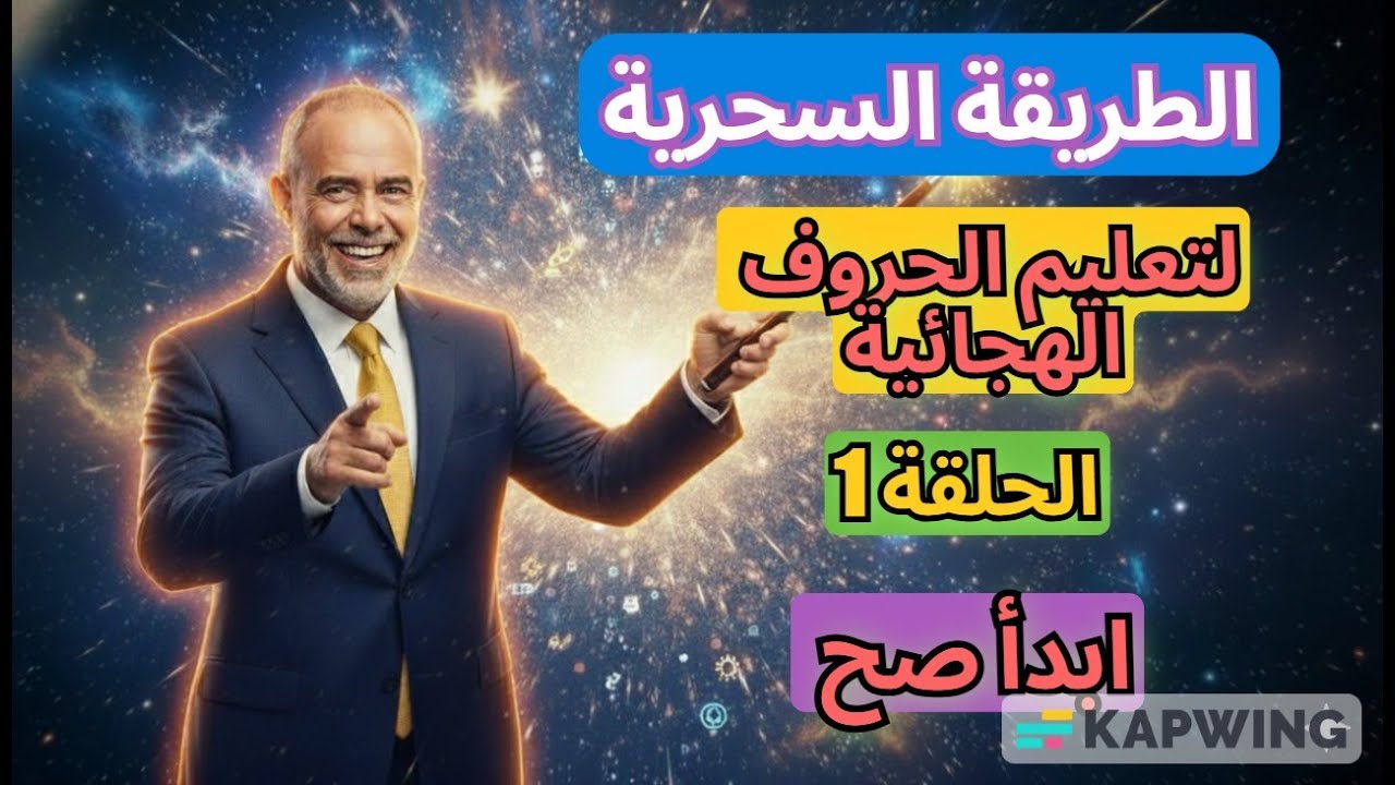الطريقة السحرية لتعليم الحروف الهجائية .. الحلقة الأولى .. حرف الألف ...كل  ما تحتاجه عن حرف الألف
