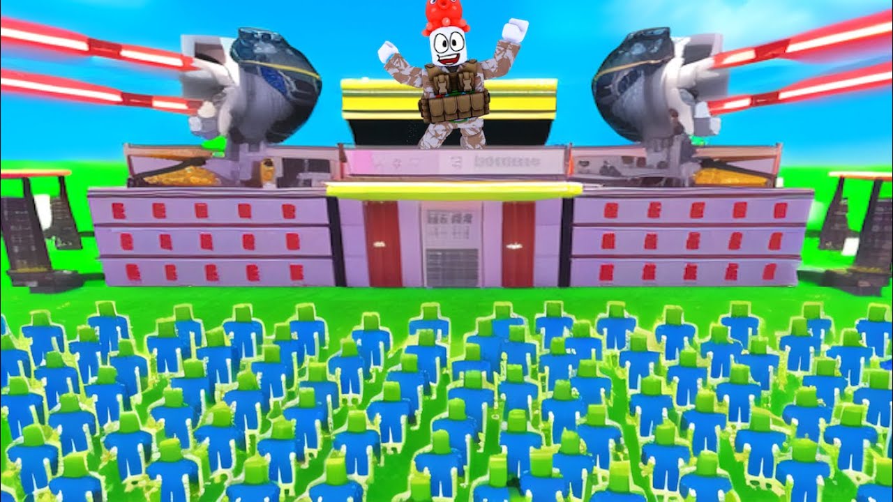 セキュリティハウス vs 大量のゾンビでサバイバルロブロックス【 Roblox 】