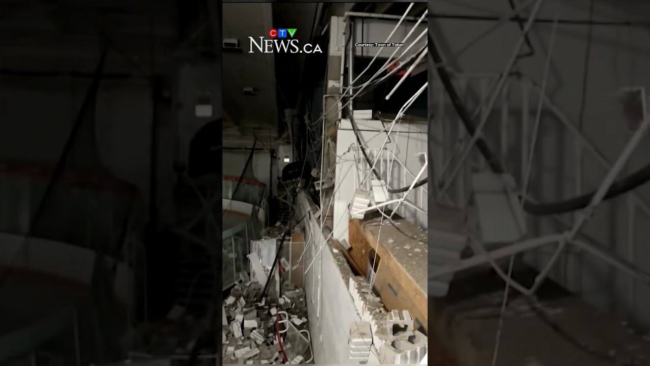 Alberta town releases new video of arena explosion