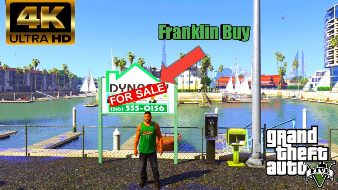 GTA 5 : Franklin Buy Puerto Del Sol Marina Slips Cost $75000