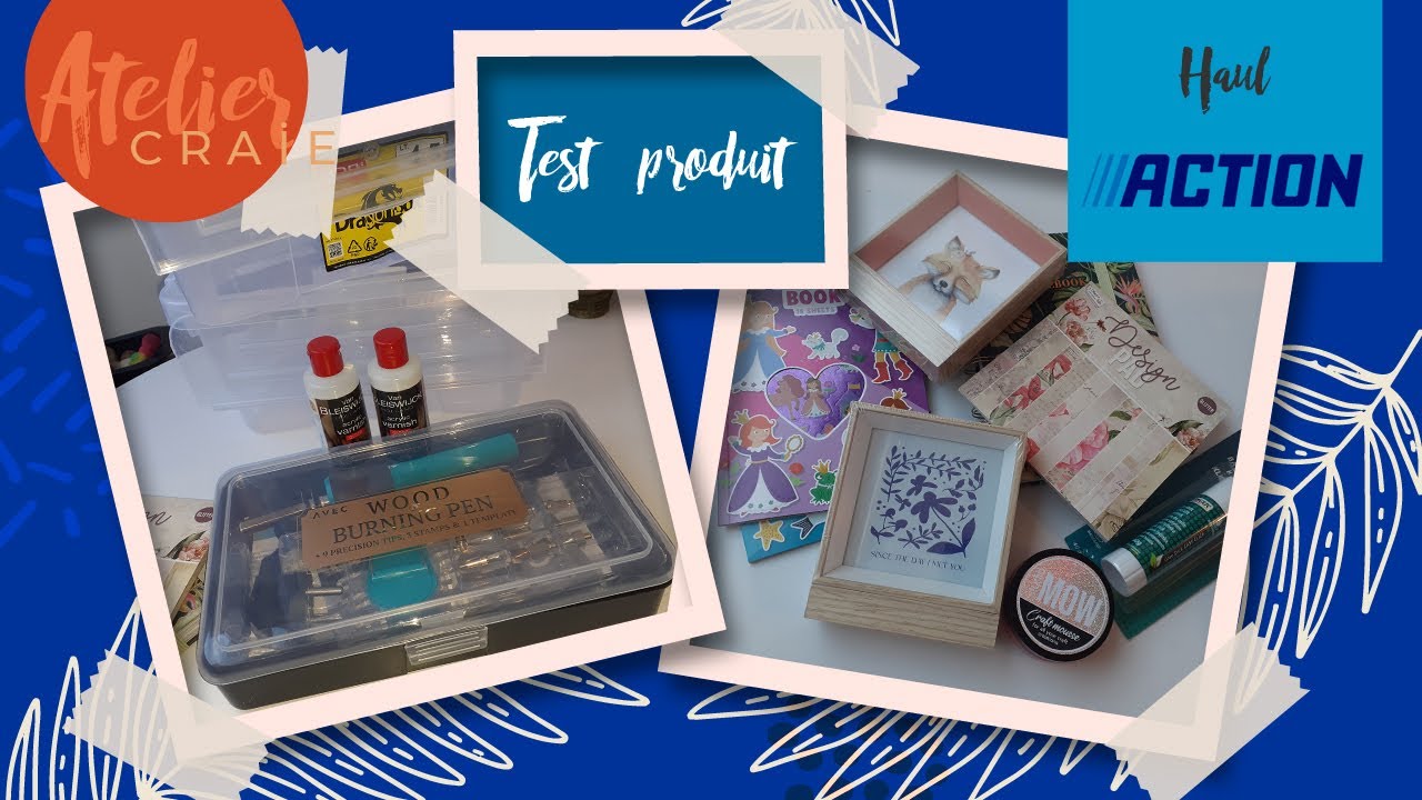 Haul Action l Test Pyrograveur l Scrapbooking