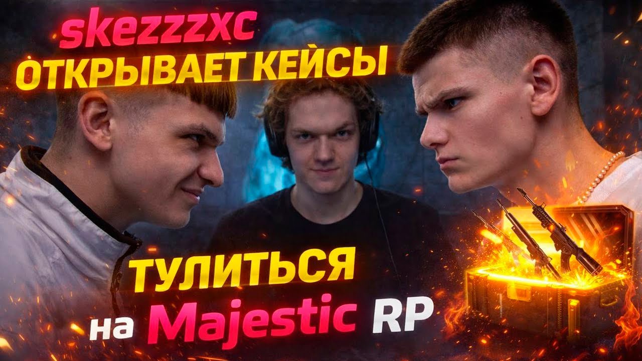 СКЕЗЗ СОРВАЛ КУШ В КЕЙСАХ И ПЕРВОЕ ТУЛЕВО - Majestic RP