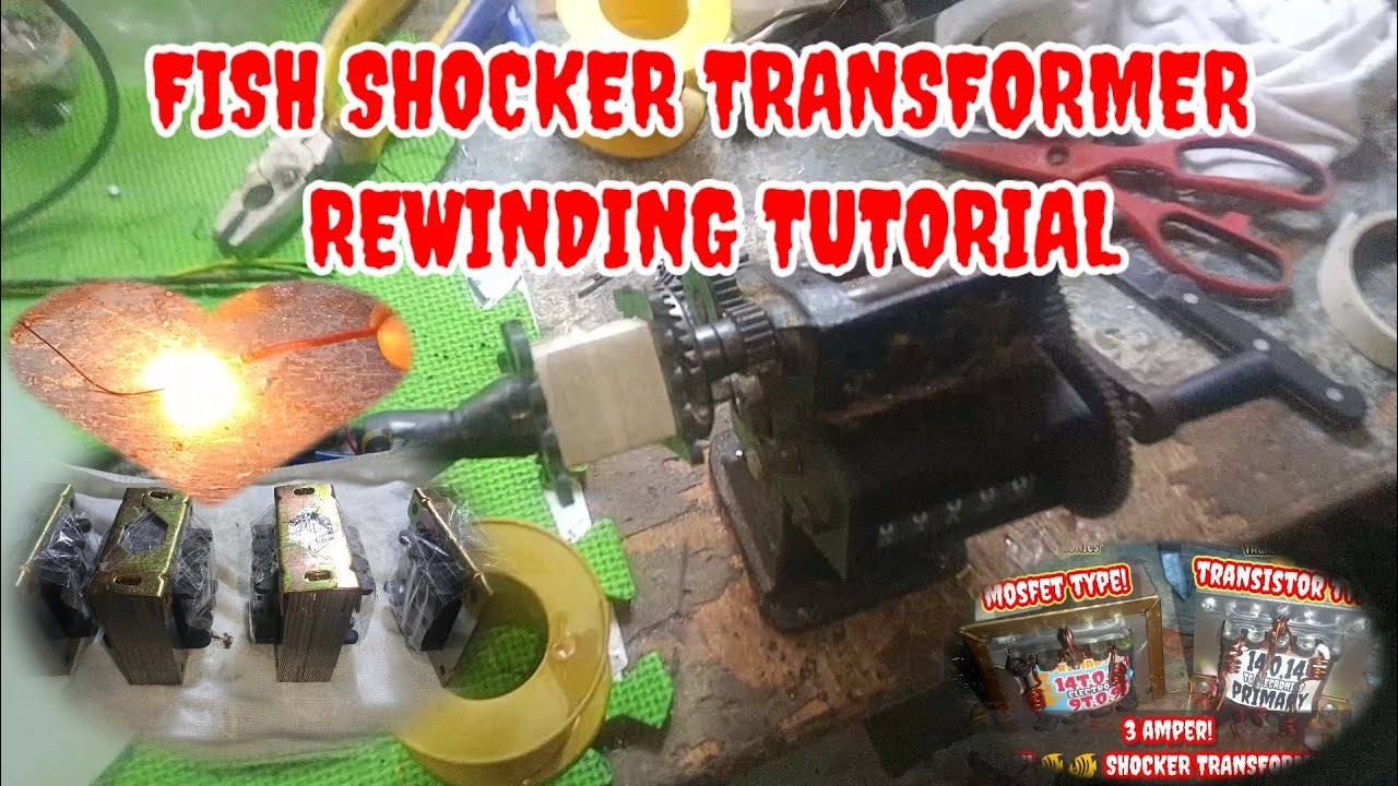 HOW TO REWIND FISH SHOCKER TRANSFORMER #FISHSHOCKER #FISHSTUNNER #fish