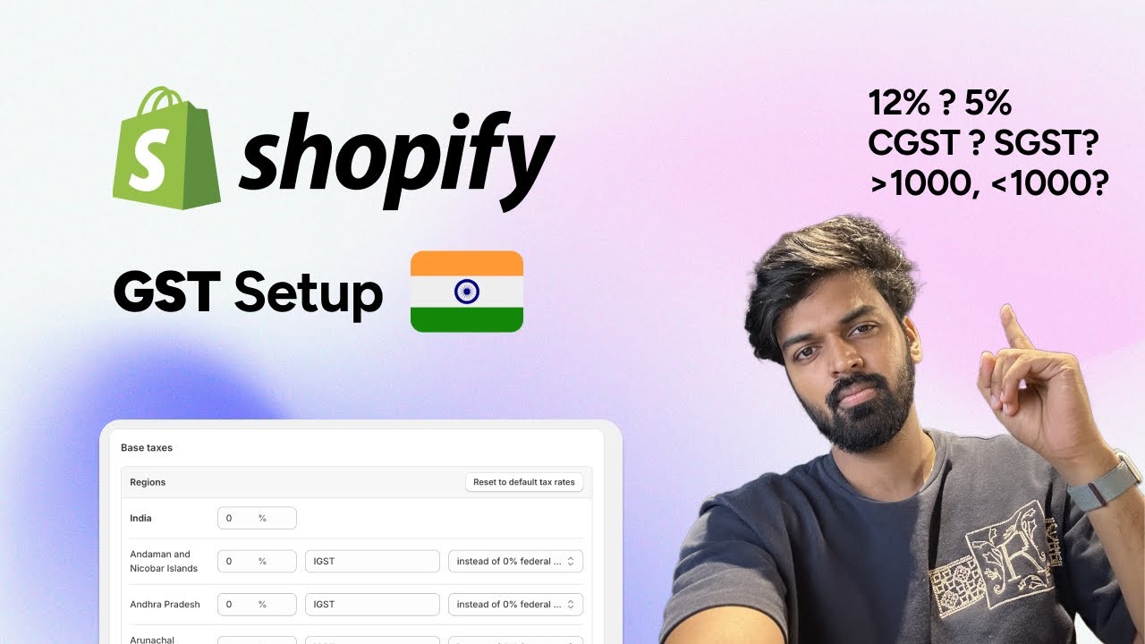 Shopify GST setup in India: Step by Step Guide 2025 🇮🇳
