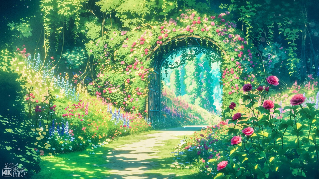 Secret Flower Garden 🌿 Morning Lofi Music With Birds & Nature Sounds 🌿 Spring Morning Lofi Vibes