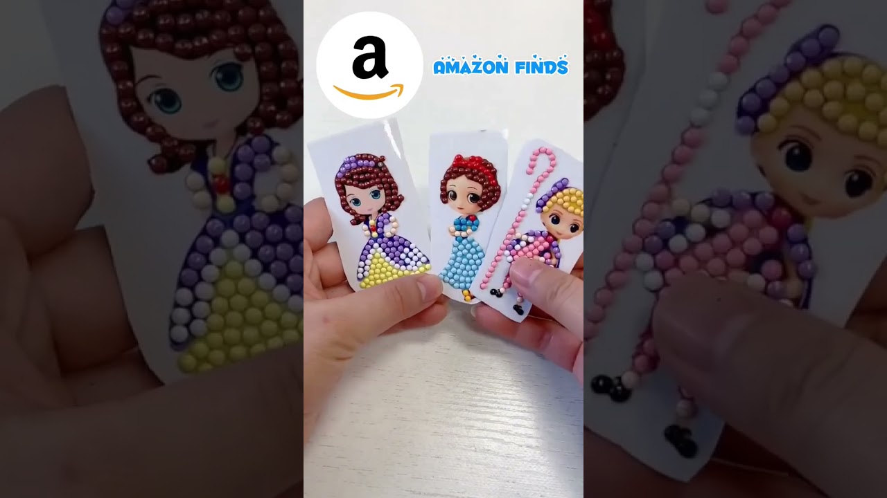 cute diamond craft kits and  stickers #diy #fun #sticker #childhood #shorts #ytshorts #viral