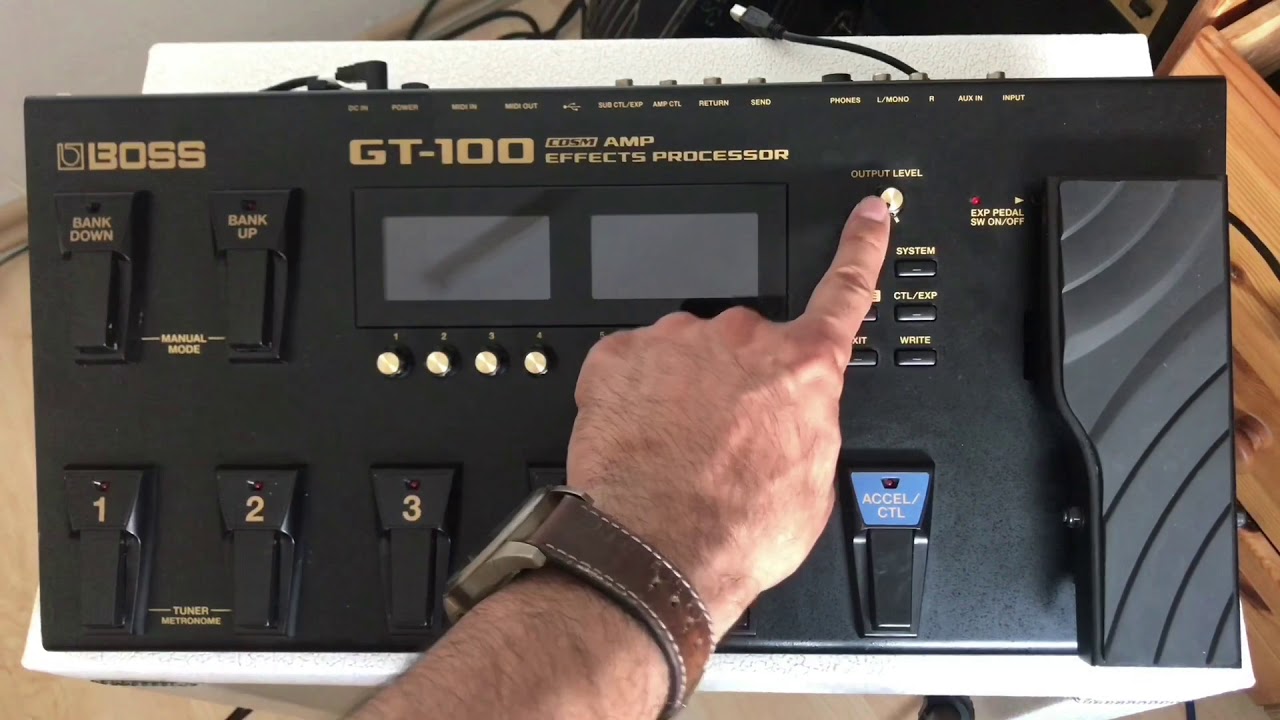 Boss Gt-100 UPDATES & DRIVERS System Programm Ver.2.10 طريقة تحديث بدال بوس جت ١٠٠ افكت صباح حاجو