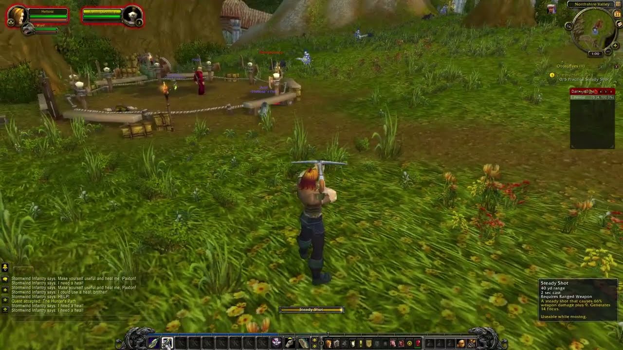 WOW quest - The Hunter's Path (Human hunter quest).