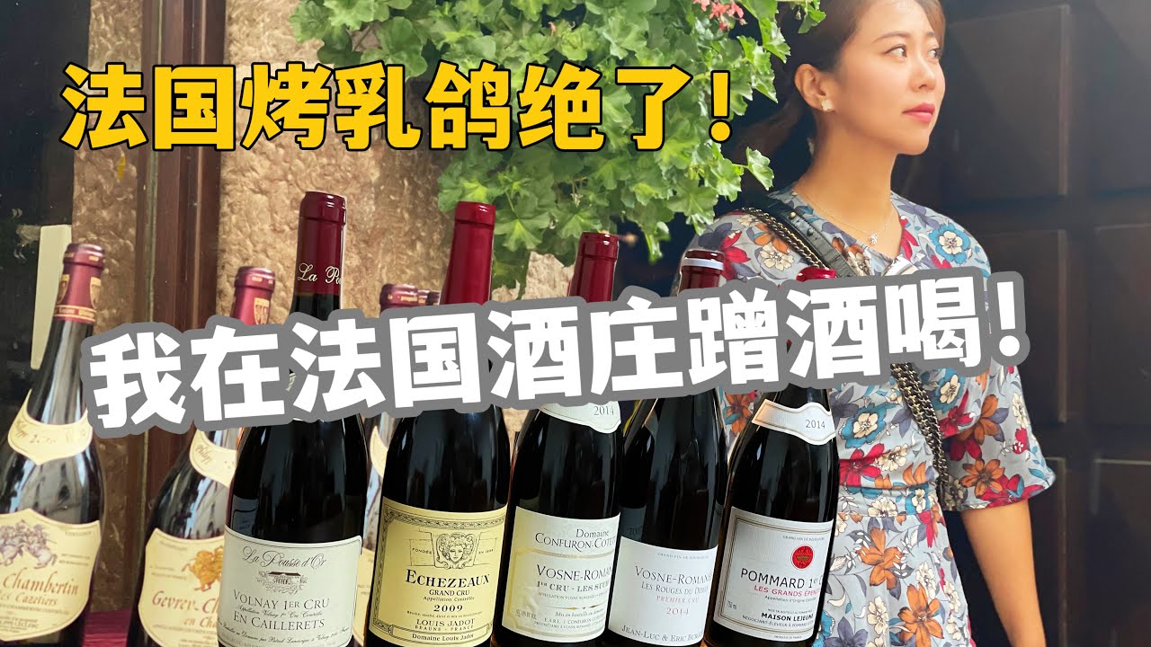 探访勃艮第酒庄｜组团蹭喝名庄酒｜几十万起1瓶的葡萄酒原来在这里｜法式烤乳鸽太好吃｜Parker喜欢的酒真的很好喝｜
